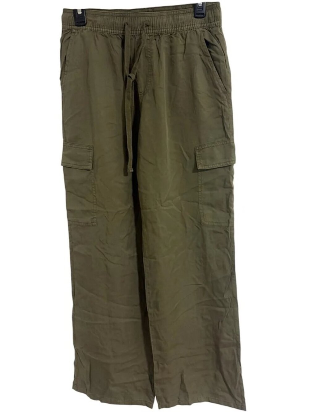 Social Standard Green Flare Bottom Jogger Pants Women's M